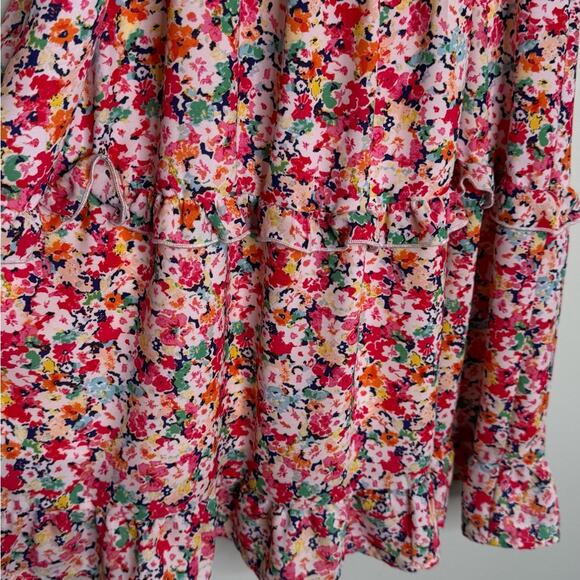 Jessica Simpson Floral Ditsy Smocked Sundress Medium - Picture 4 of 11